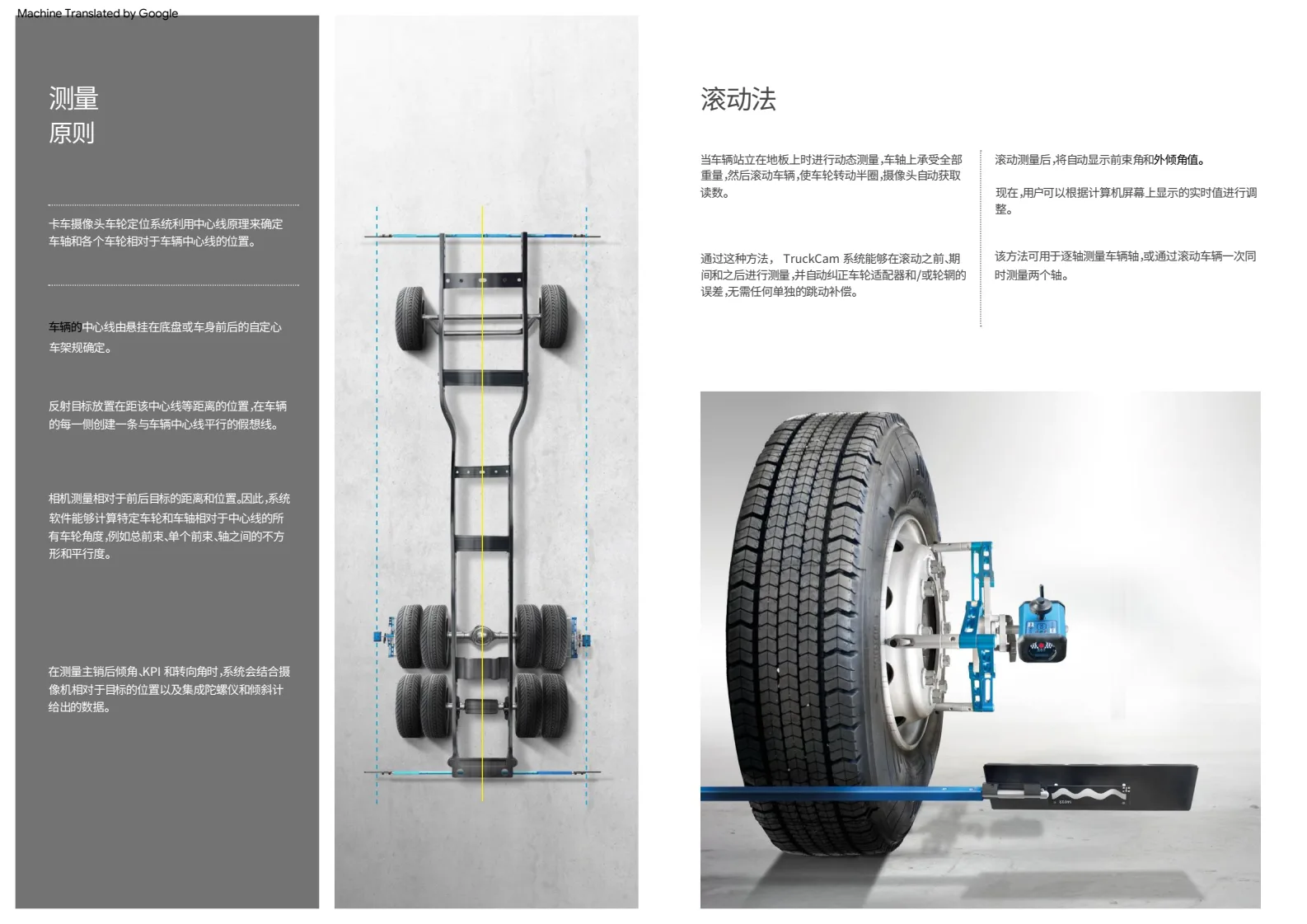 瑞典优胜 TruckCam 卡车摄像机四轮定位系统